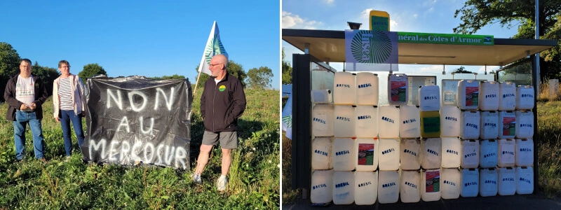 Manifestation FDSEA 22 contre le Mercosur