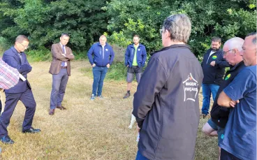 La FDSEA 22 sur le terrain pour défendre les MAEC